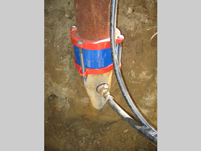home installation for a water well